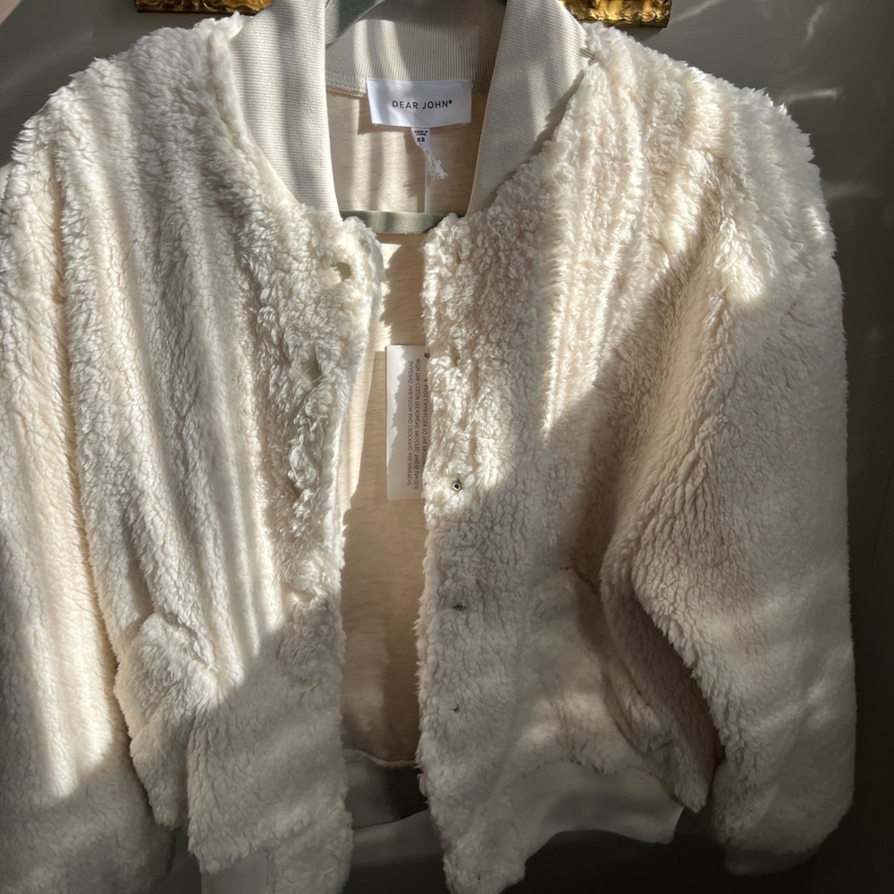 Dear John Off-White Teddy Jacket